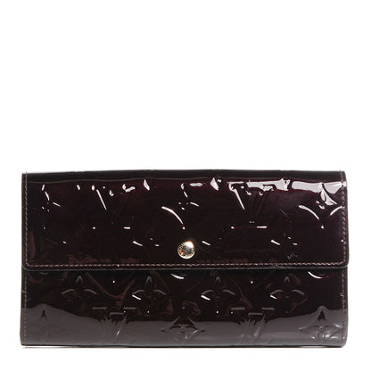 Louis Vuitton Vernis Sarah Wallet Amarante 1 of 8