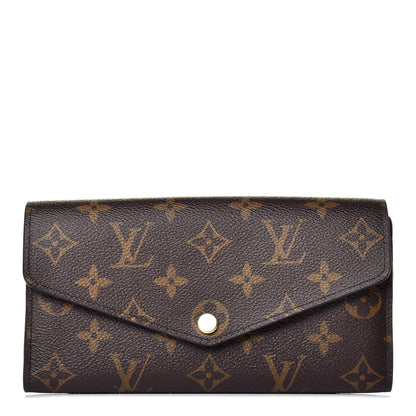 Louis Vuitton Monogram Sarah Wallet NM 1 of 9