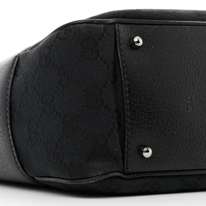 Gucci Monogram Shoulder Bag Black 9 of 10