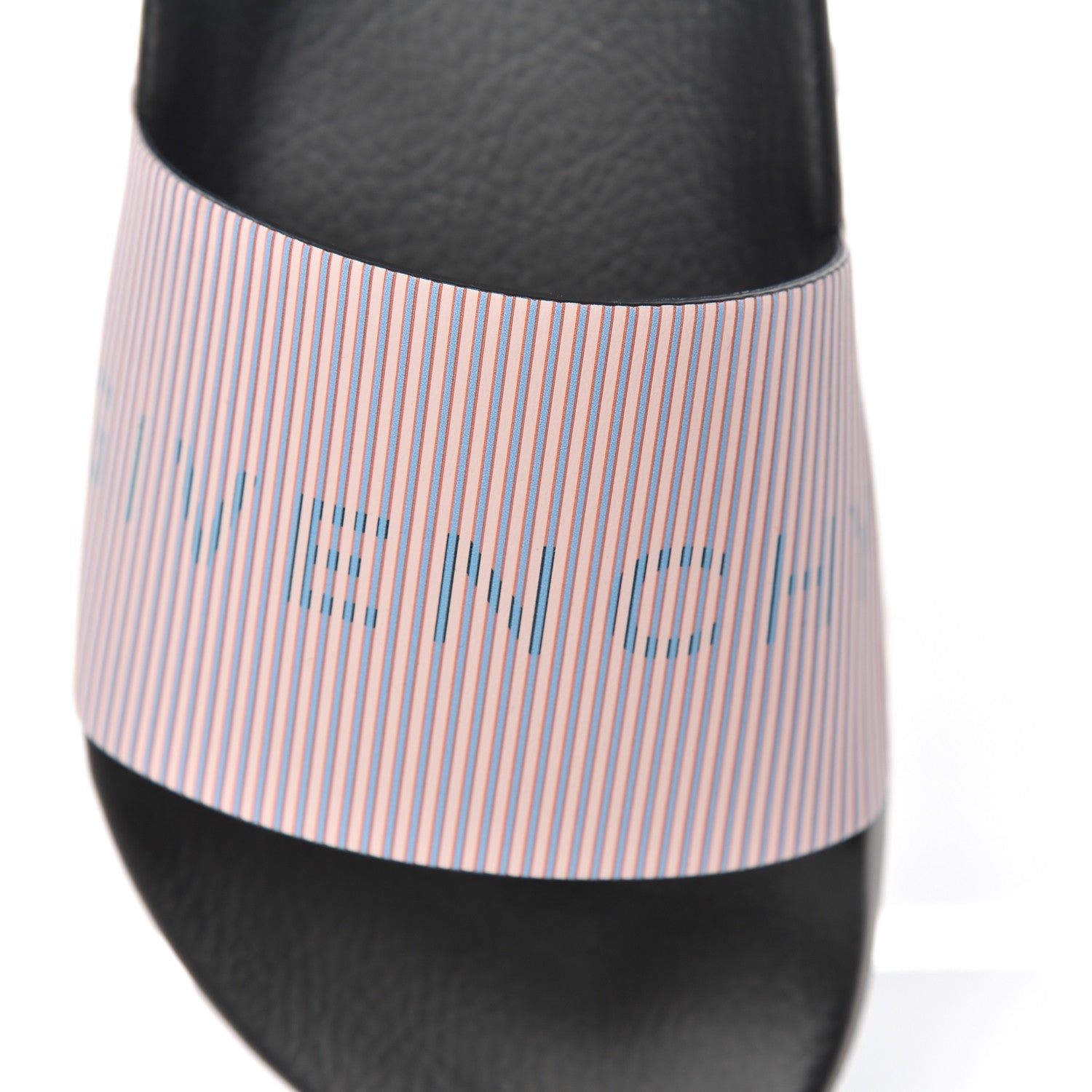 Givenchy Metallic Calfskin Logo Womens Pool Slide Sandals 37 Light Pink 6 of 9