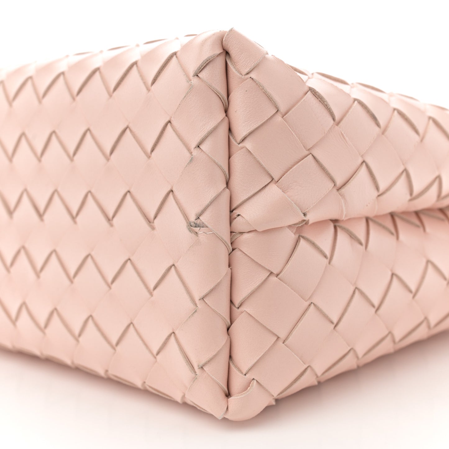 Nappa Intrecciato Medium Andiamo Shoulder Bag Lotus