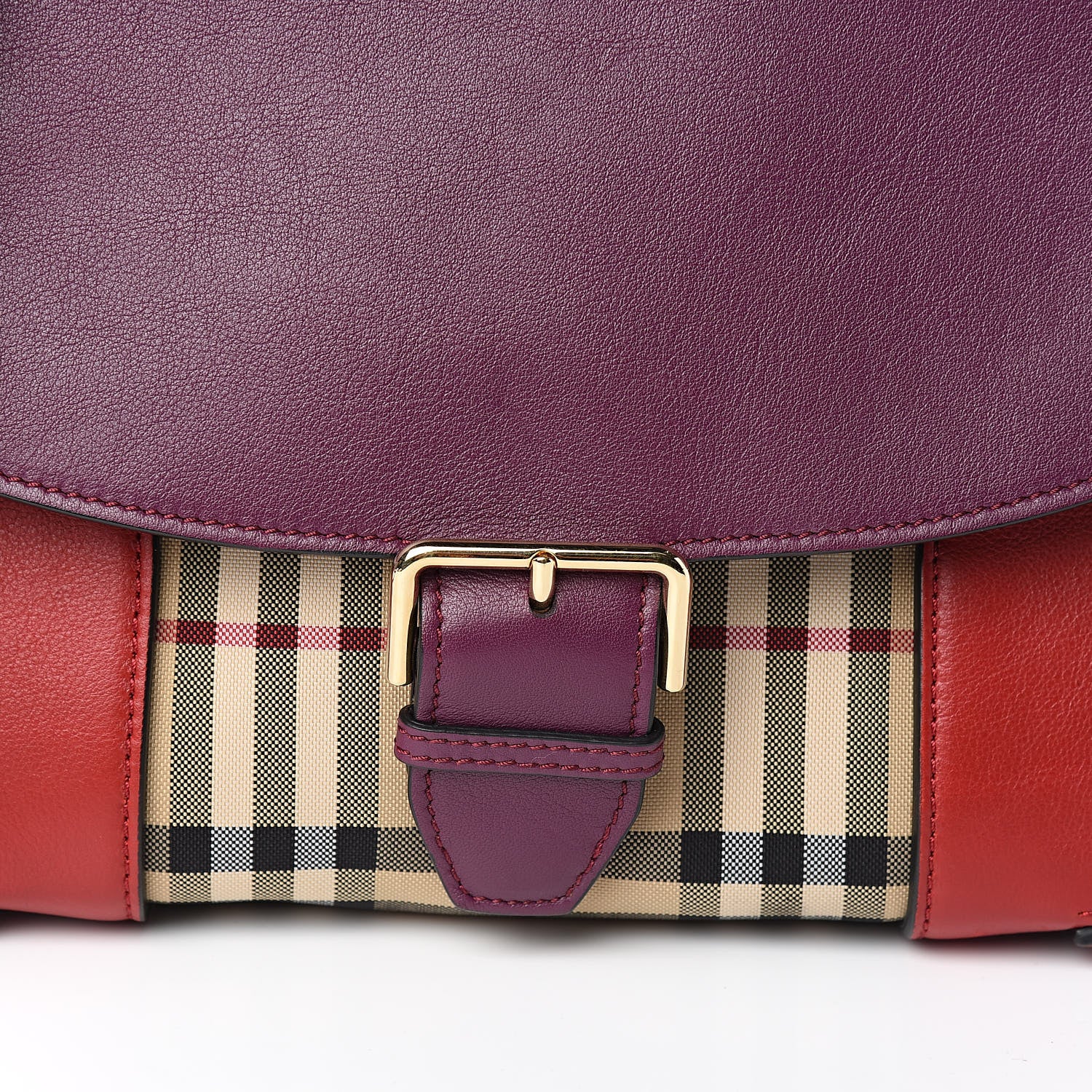 Burberry Horseferry Check Medium Dickens Crossbody Bag Purple 11 of 11