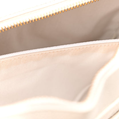 Chanel Caviar Quilted Hobo White 12 of 20