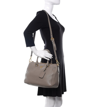 Prada Vitello Phenix Bauletto Argilla 2 of 12