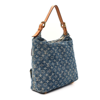 Louis Vuitton Denim Baggy GM Blue 3 of 12