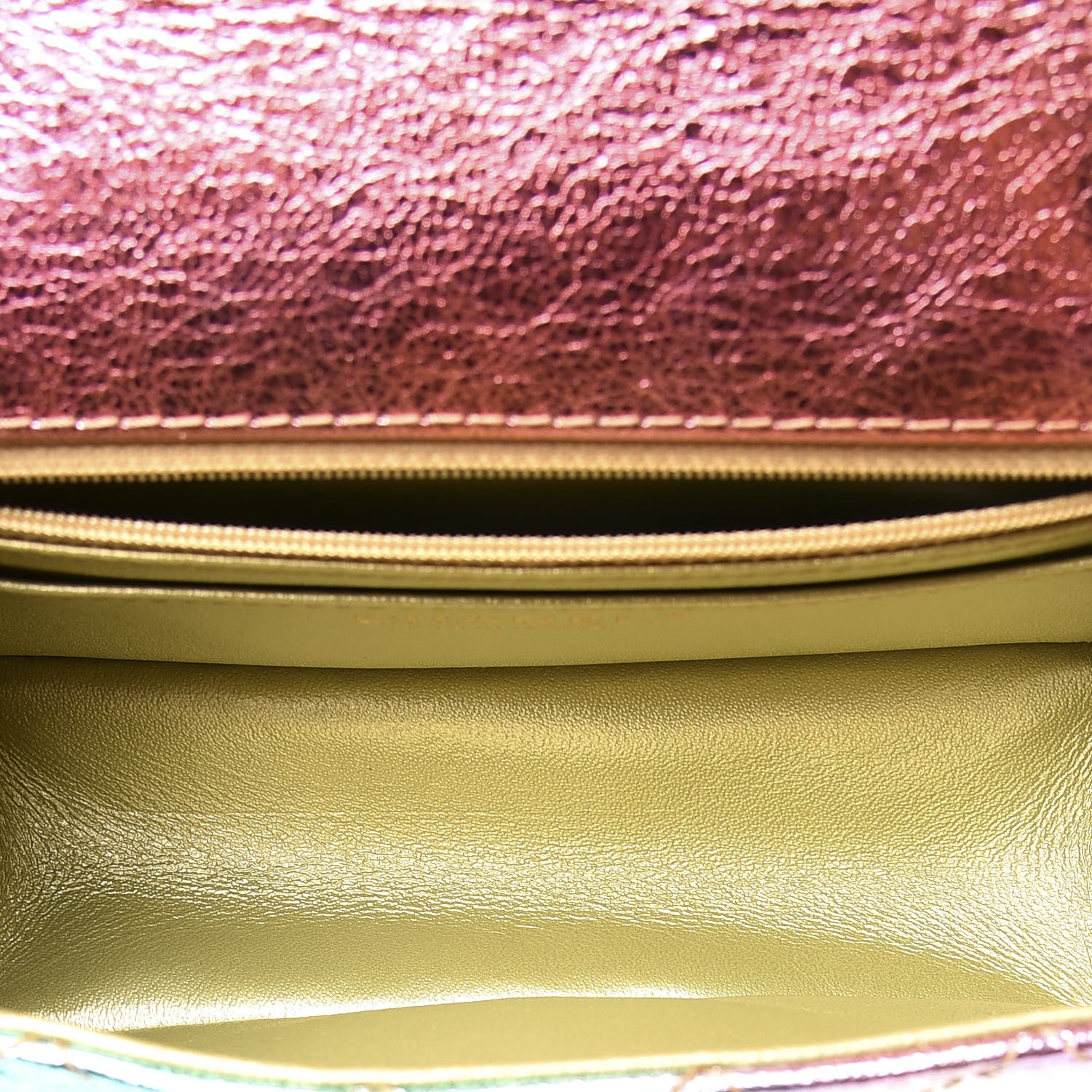 Chanel Metallic Goatskin Quilted Mini 2.55 Reissue Flap Multicolor 3 of 9