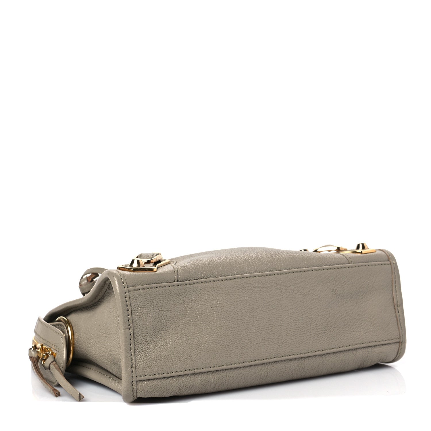 Balenciaga Chevre Gold Metallic Edge Hardware Mini City Beige Dune Argille 5 of 8