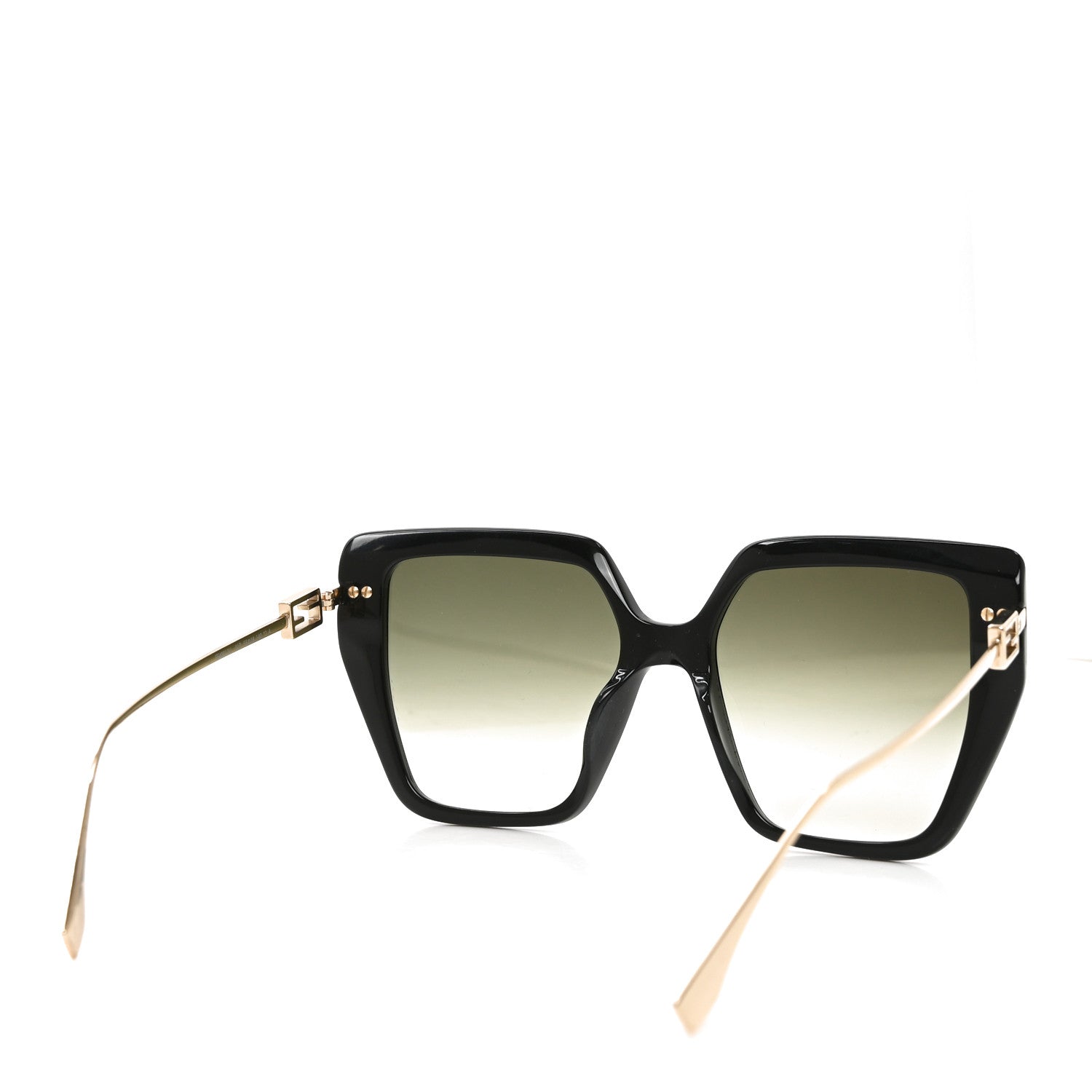 Fendi Acetate FF Butterfly Sunglasses FE40012U Black 4 of 7