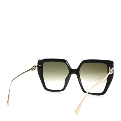 Fendi Acetate FF Butterfly Sunglasses FE40012U Black 4 of 7