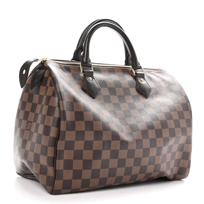 Louis Vuitton Damier Ebene Speedy 30 2 of 13