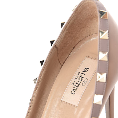 Valentino Garavani Nappa Rockstud 100mm Pumps 38.5 Soft Noisette Poudre 13 of 19