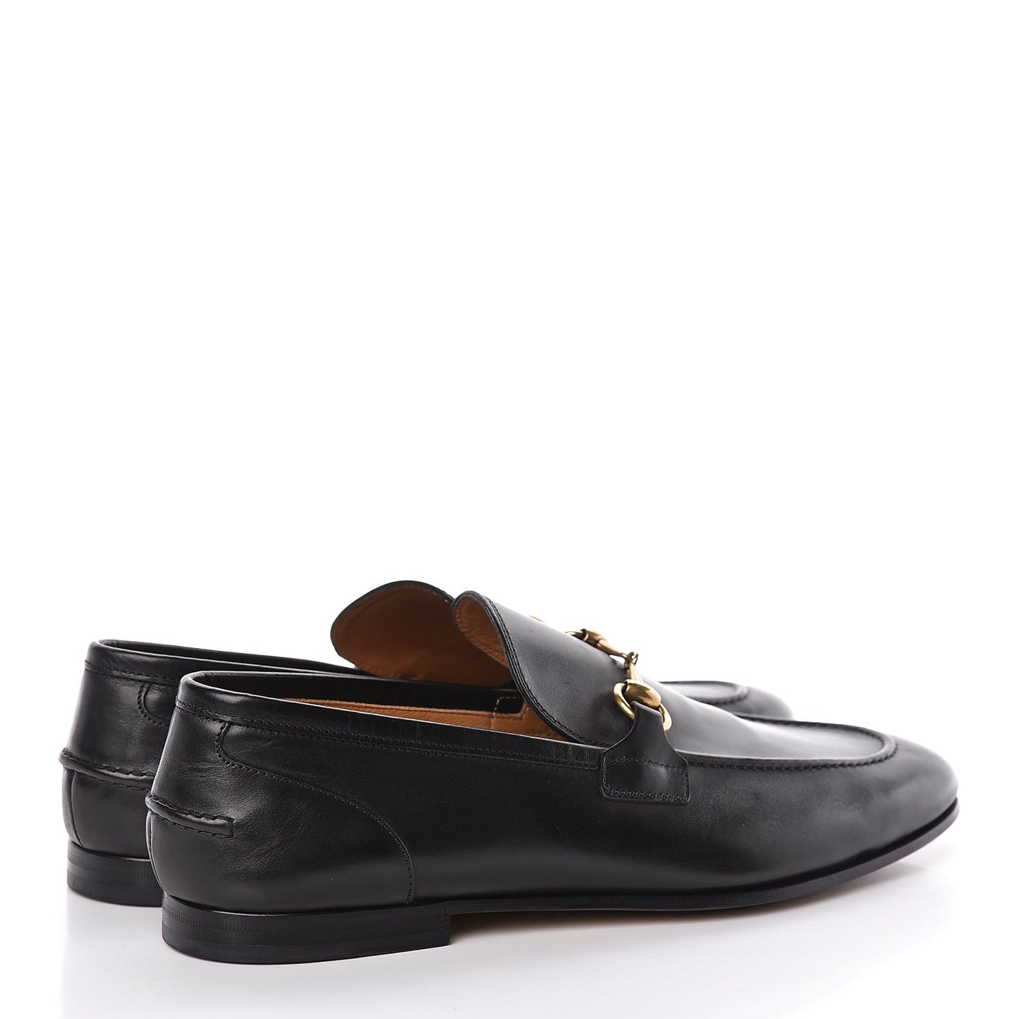 Calfskin Horsebit Mens Jordaan Loafers 9 Black