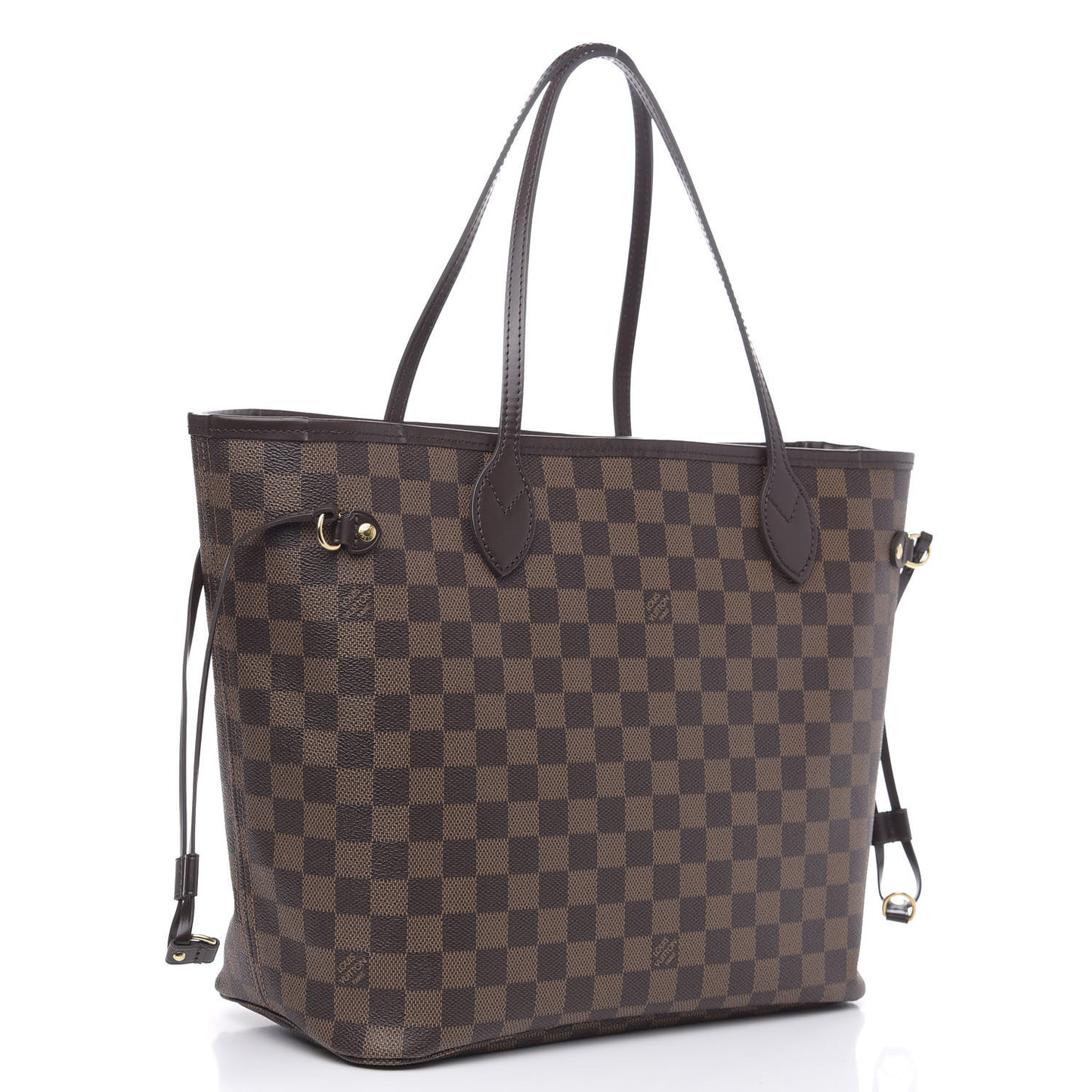 Damier Ebene Neo Neverfull MM Rose Ballerine