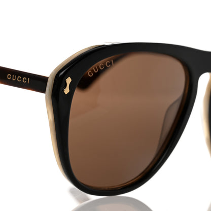 Gucci Acetate Flip Up Sunglasses GG0087S Tortoise 7 of 8
