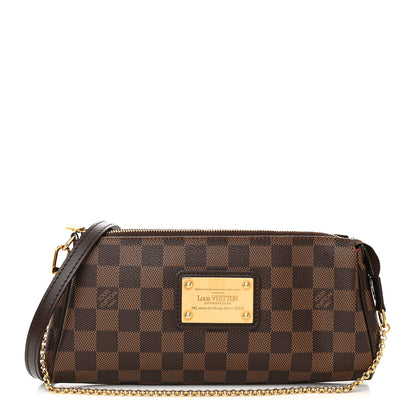 Louis Vuitton LOUIS VUITTON Damier Ebene Eva Clutch 1 of 9