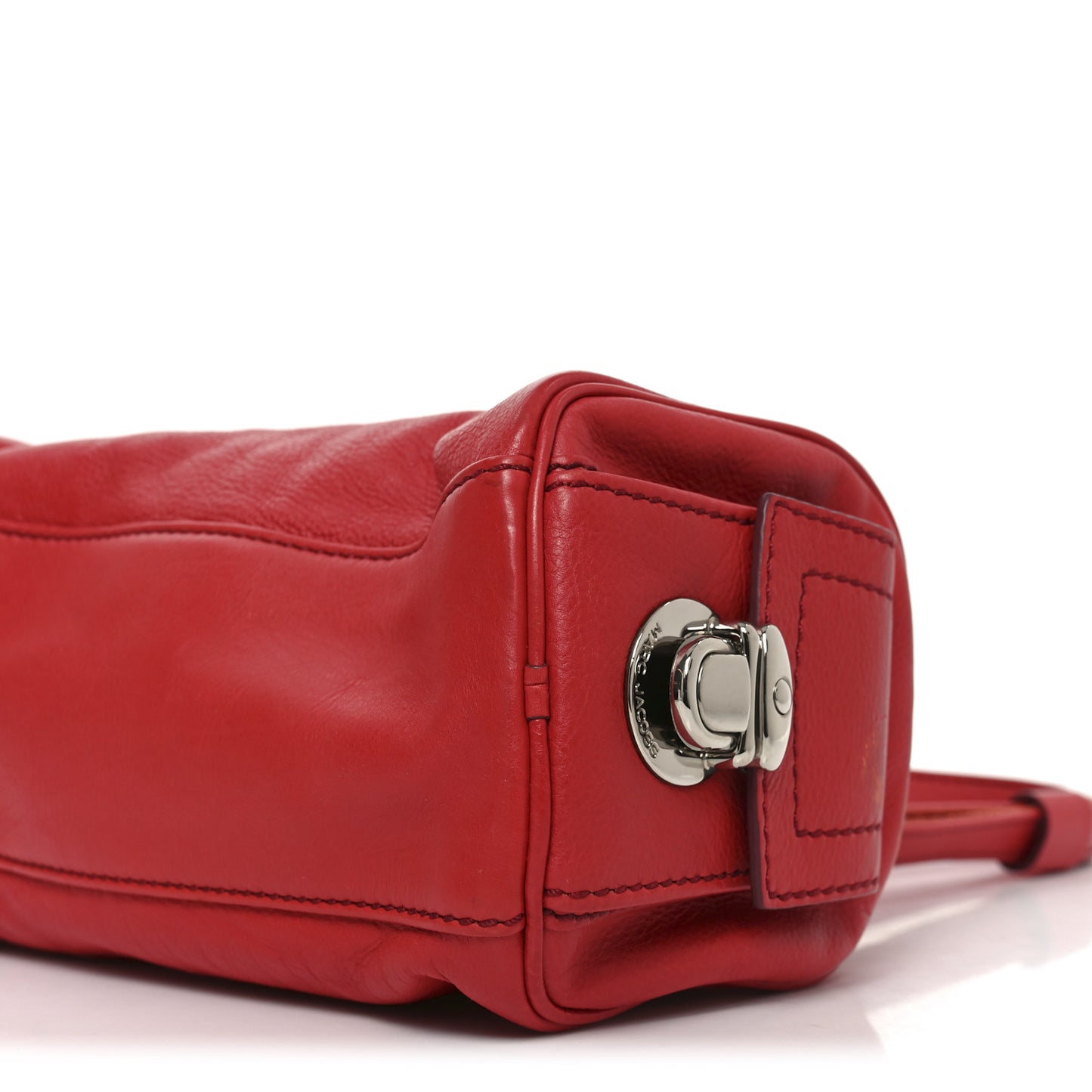 Mini Pushlock Satchel Red