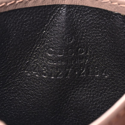 Gucci Calfskin Matelasse GG Marmont Card Holder Porcelain Rose 6 of 11