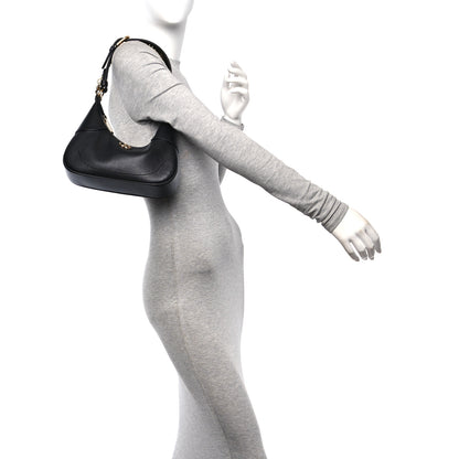 Gucci Goatskin Small Aphrodite Shoulder Bag Black 2 of 12