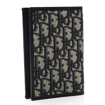 Christian Dior Oblique 30 Montaigne Passport Holder Blue 2 of 6