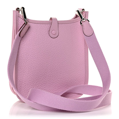 Hermes Taurillon Clemence Evelyne TPM Mauve Sylvestre 3 of 10