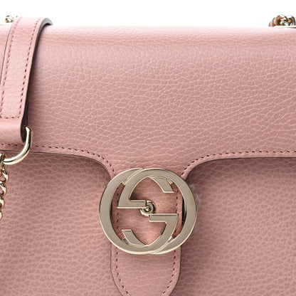 Gucci Dollar Calfskin Small Interlocking G Shoulder Bag Soft Pink 10 of 10
