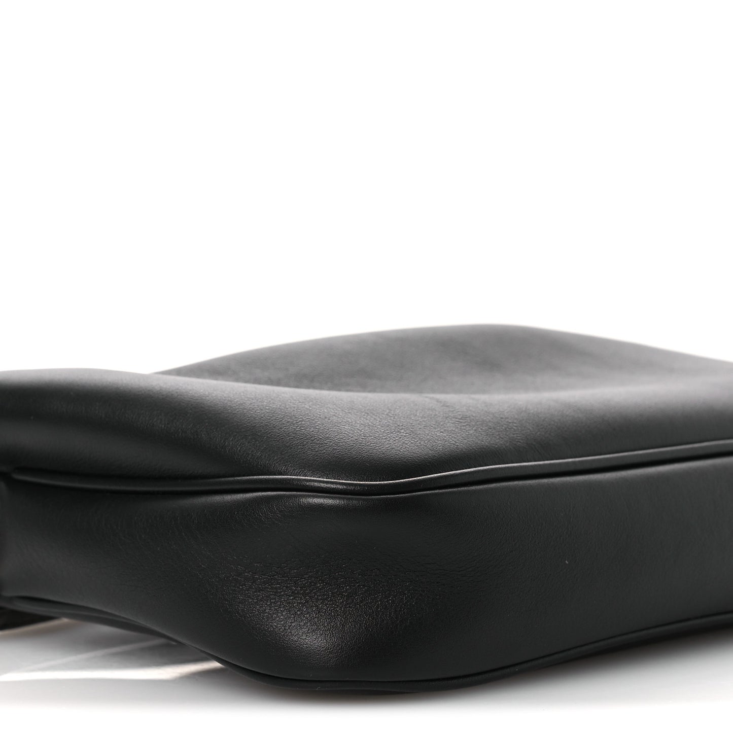 Natural Smooth Calfskin Rodeo Sling Pochette Black