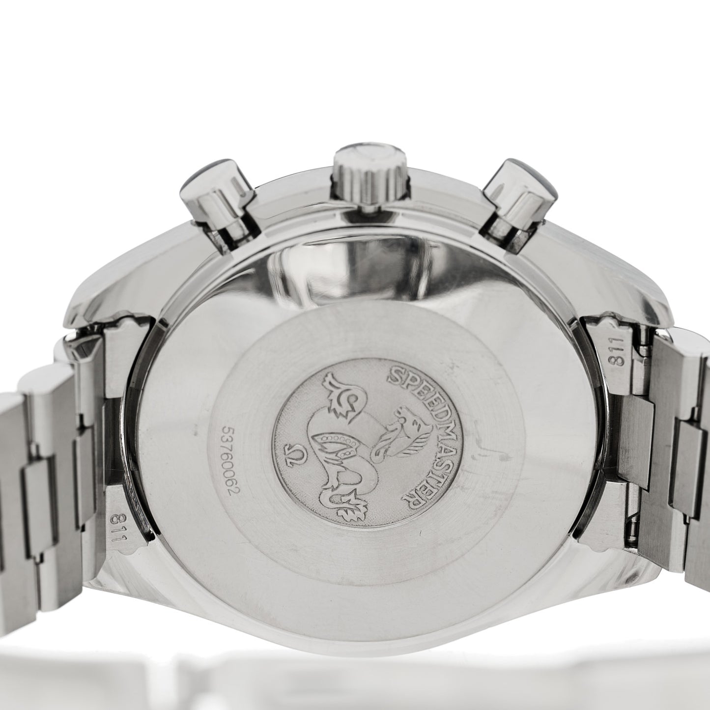 Stainless Steel 39mm Speedmaster Chronograph Automatic Watch Black 3510.50.00