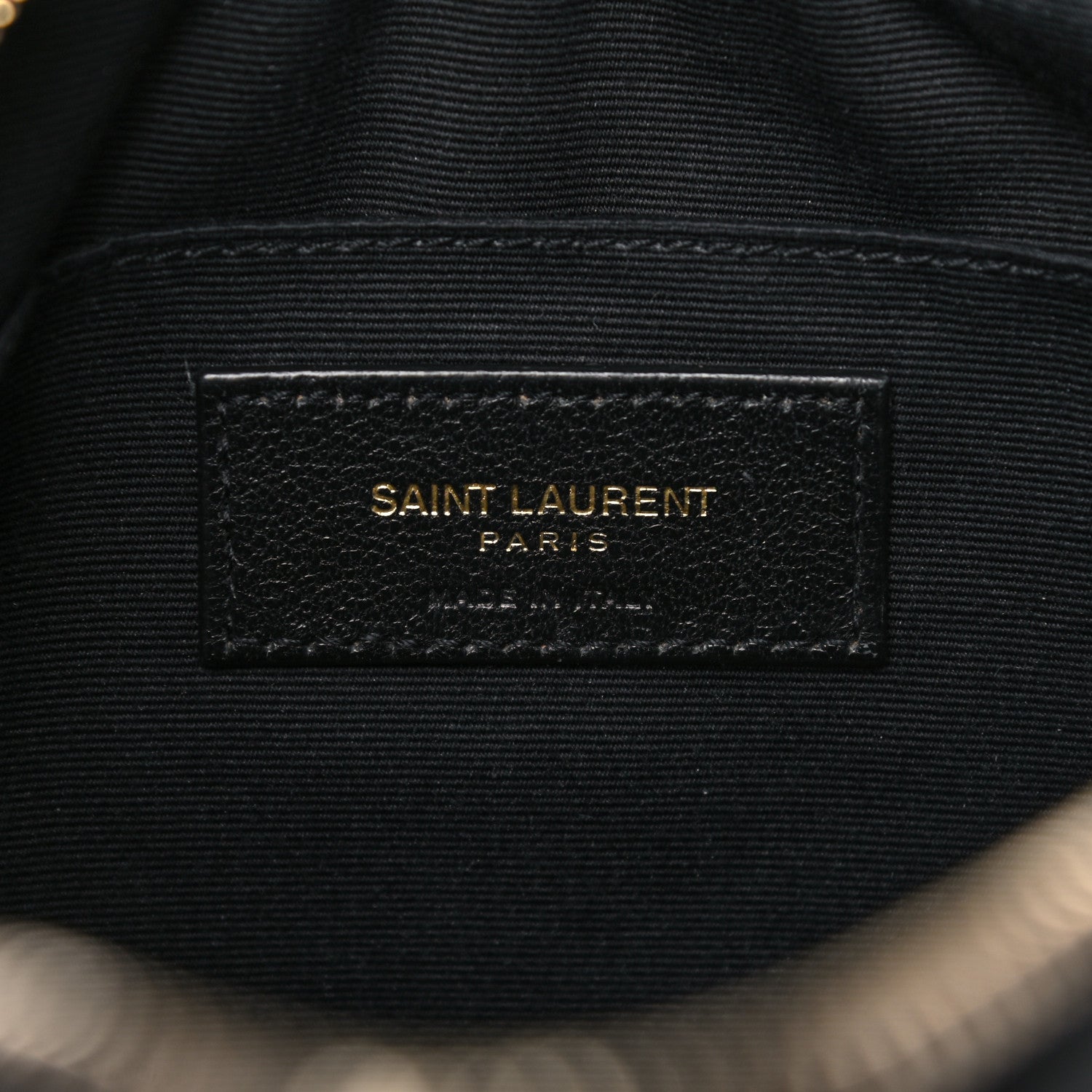 Saint Laurent Calfskin Matelasse Monogram Lou Camera Bag Black 6 of 11