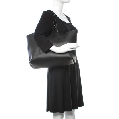 Saint Laurent Calfskin Large Shopping Tote Black 2 of 12