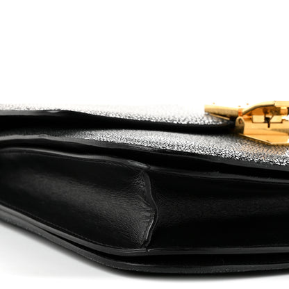 Celine Stingray Medium Classic Box Flap Bag Black 8 of 9