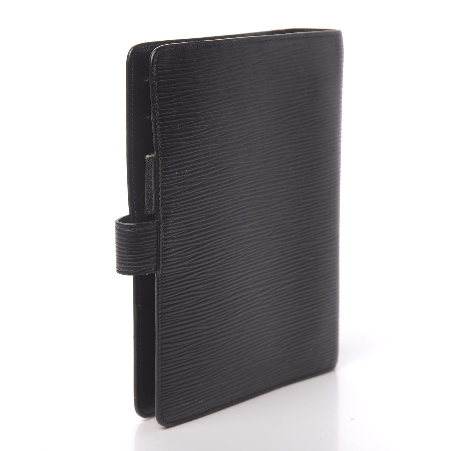 Epi Medium Ring Agenda Cover Black
