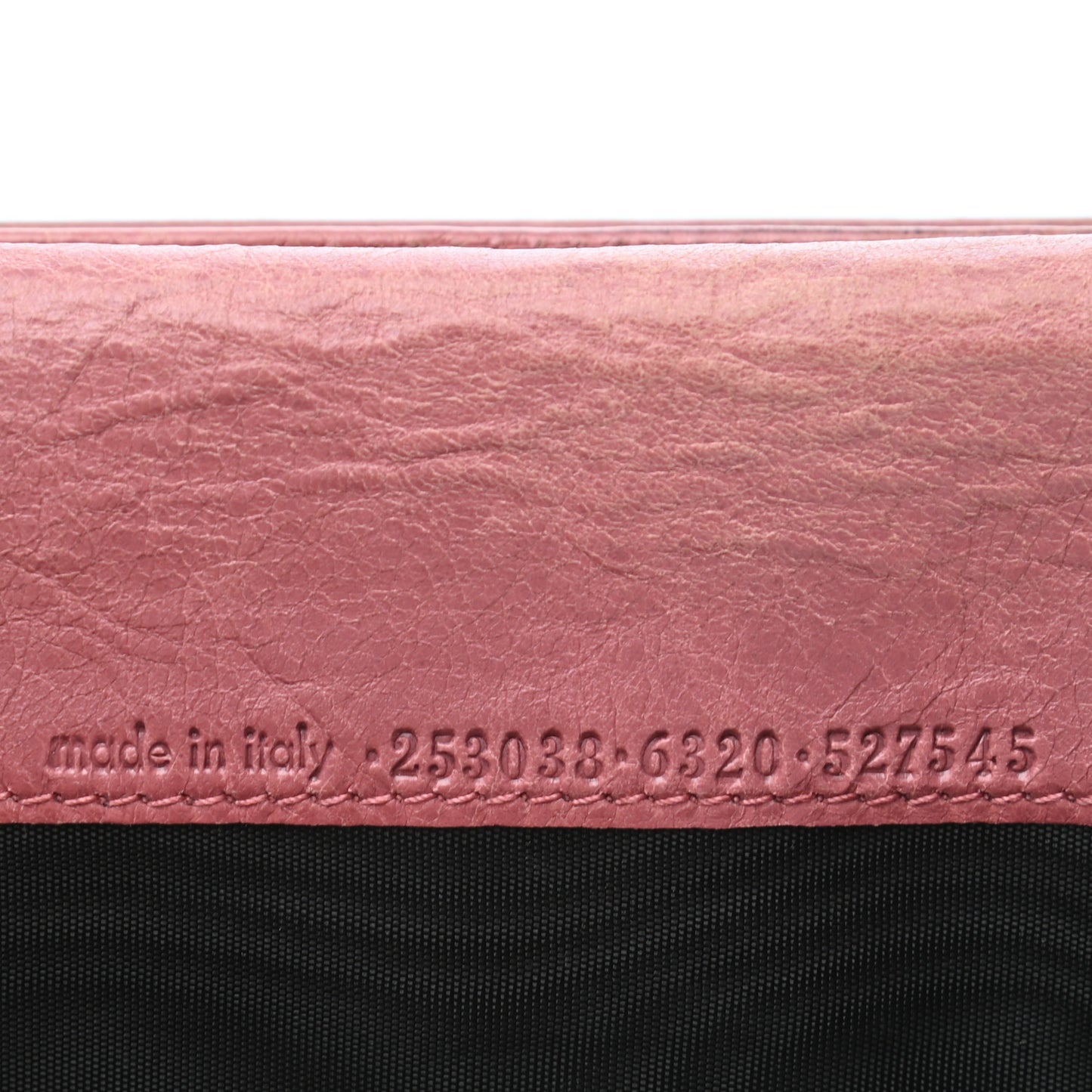 Agneau Classic Hardware Money Wallet Rose Bruyere