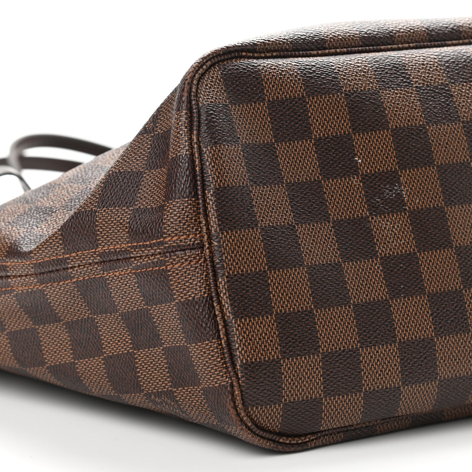 Louis Vuitton Damier Ebene Neo Neverfull MM Rose Ballerine 9 of 11