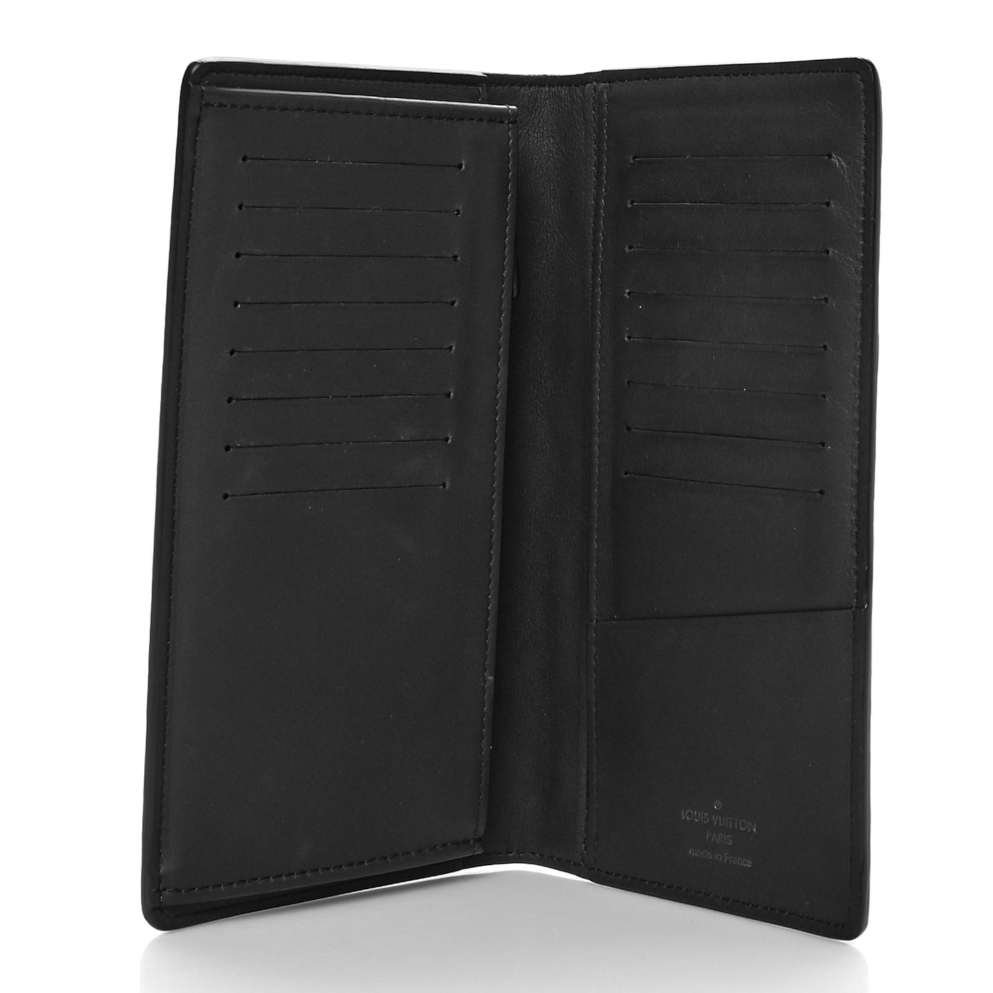 Calfskin Monogram Shadow Brazza Wallet Black