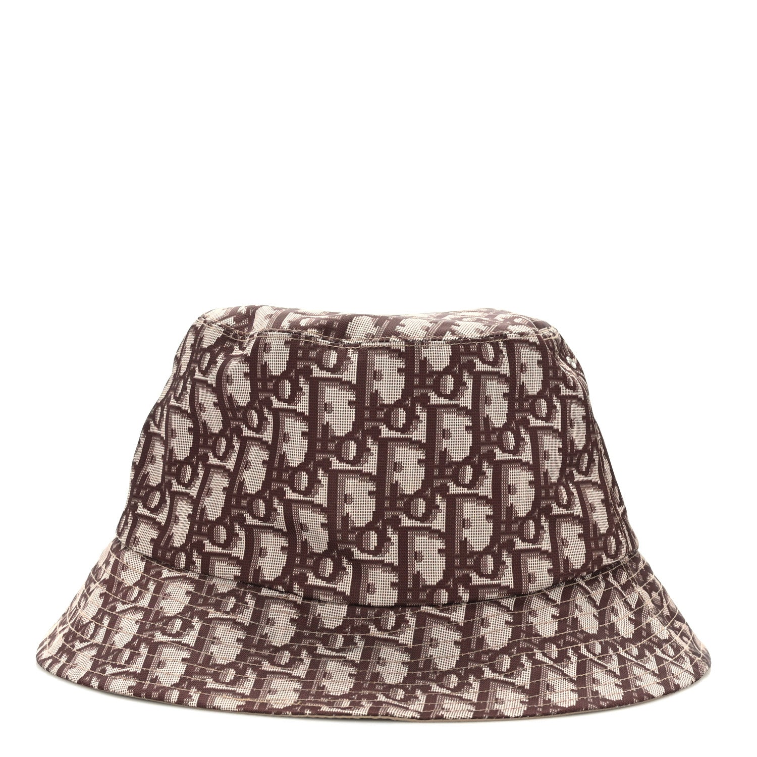 Christian Dior Oblique Reversible Teddy-D Brim Bucket Hat 57 Beige 3 of 11
