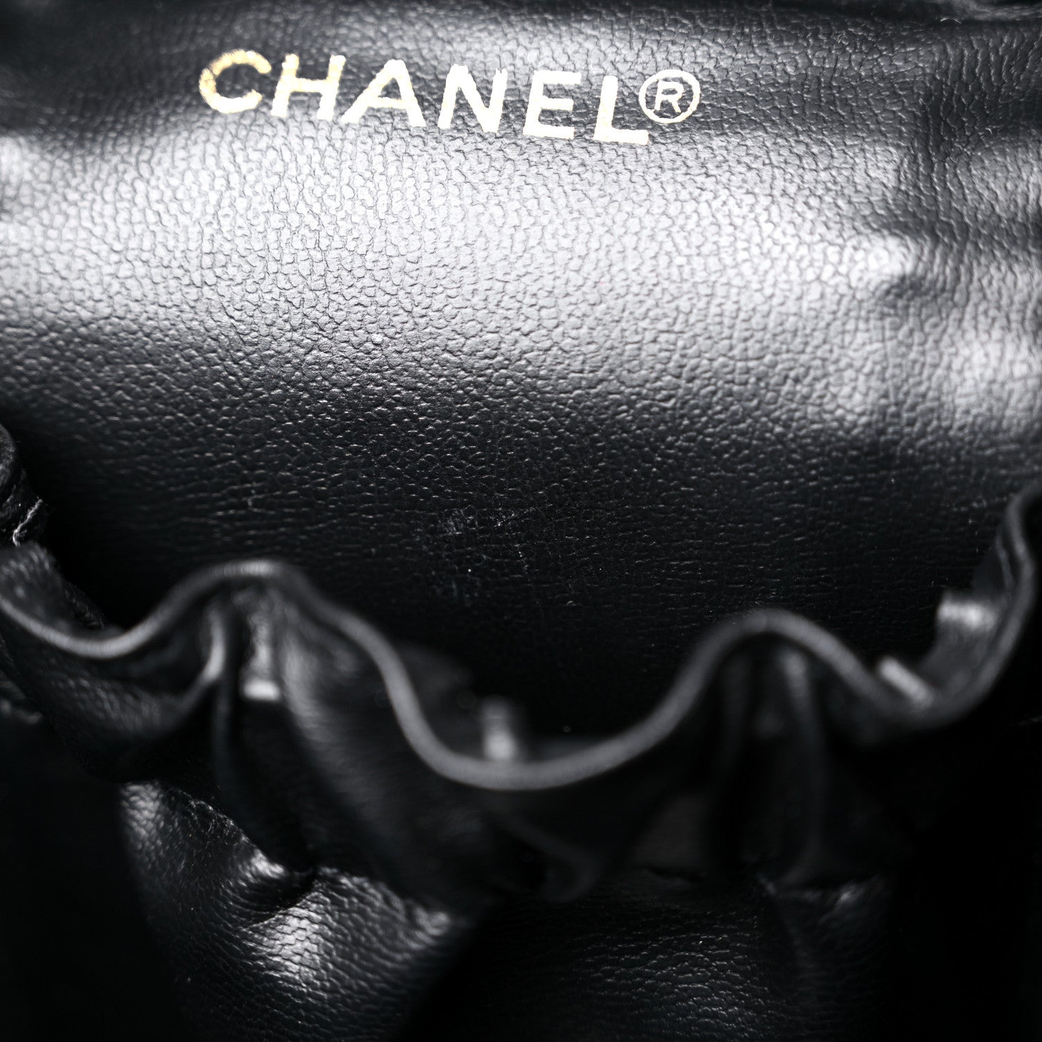 Chanel Lambskin Vanity Cosmetic Case Black 12 of 15