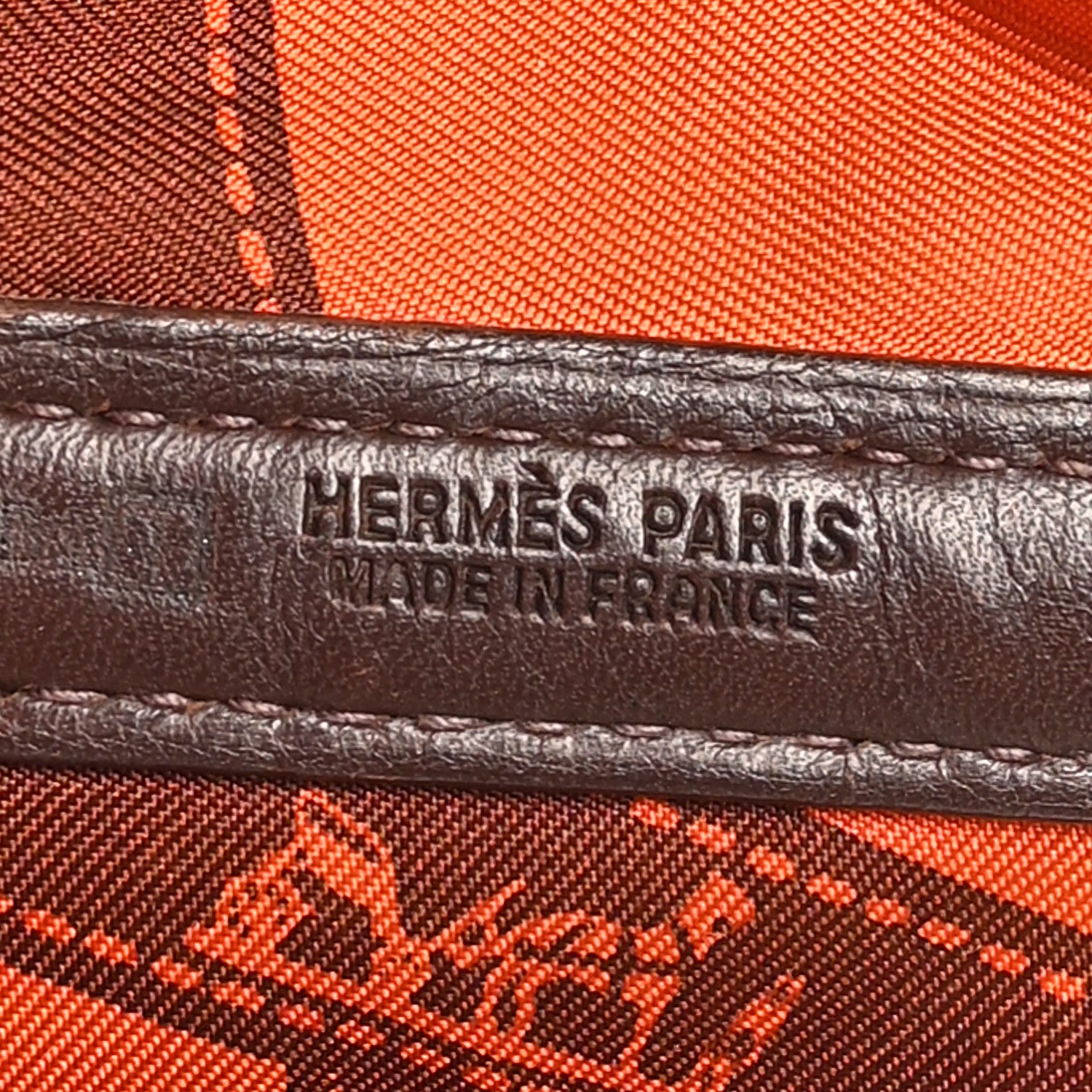 Hermes Swift Bolduc Twilly Garden Party TPM Chocolate 6 of 9