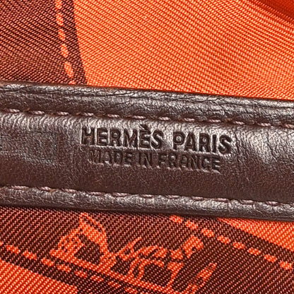Hermes Swift Bolduc Twilly Garden Party TPM Chocolate 6 of 9