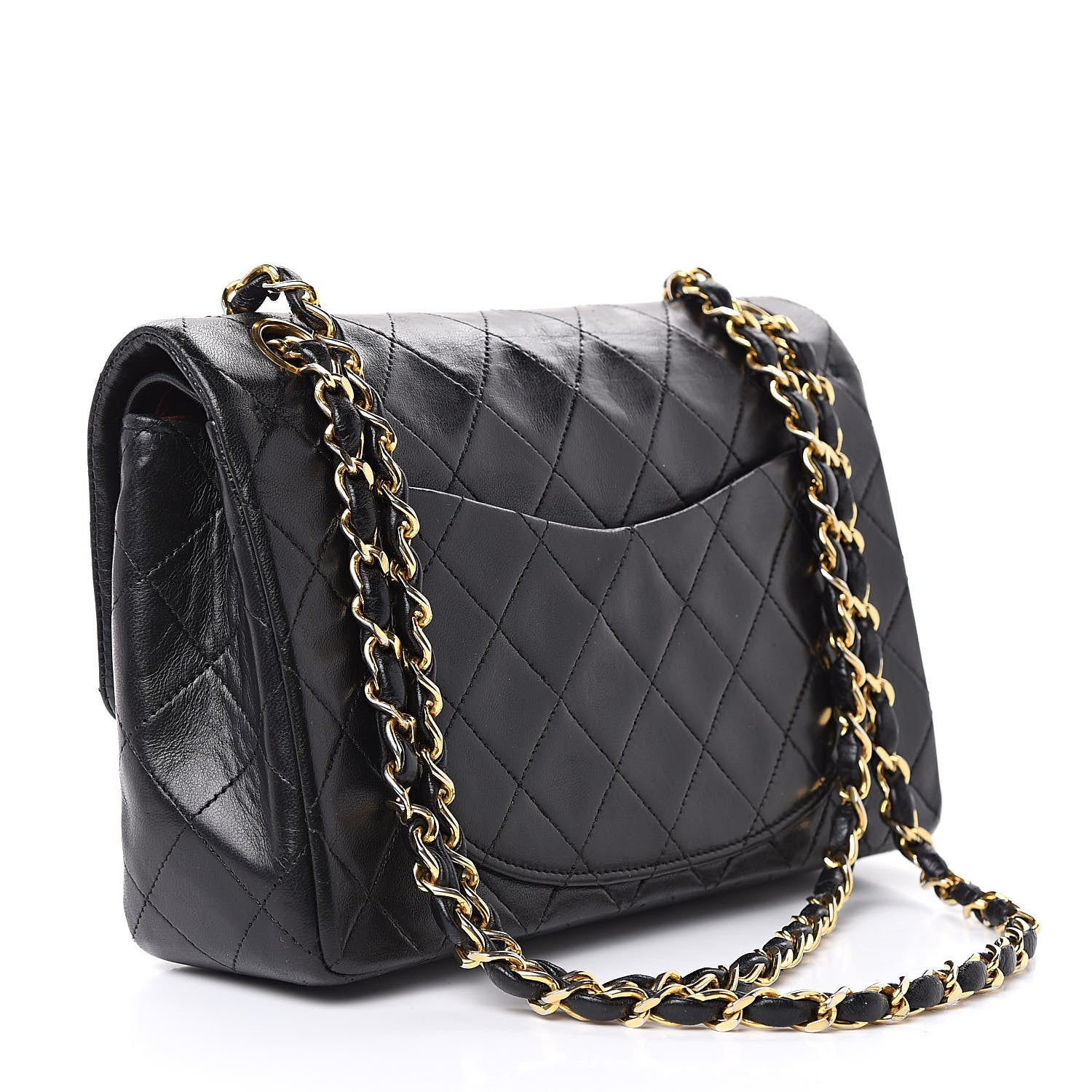 Chanel Lambskin Quilted Small Double Flap Black 3 of 21