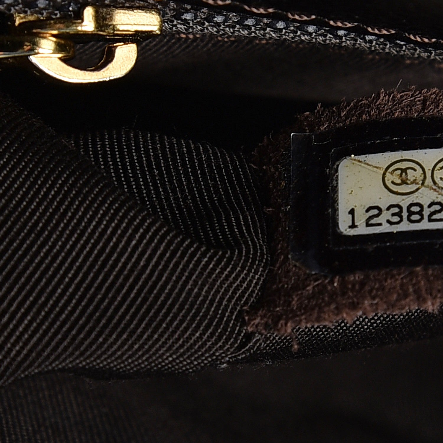 Chanel Calfskin Cerf Executive Shopper Tote Dark Brown 9 of 18