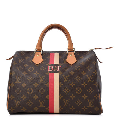Louis Vuitton Monogram My LV Heritage Speedy 30 Ivory Fuchsia 1 of 8