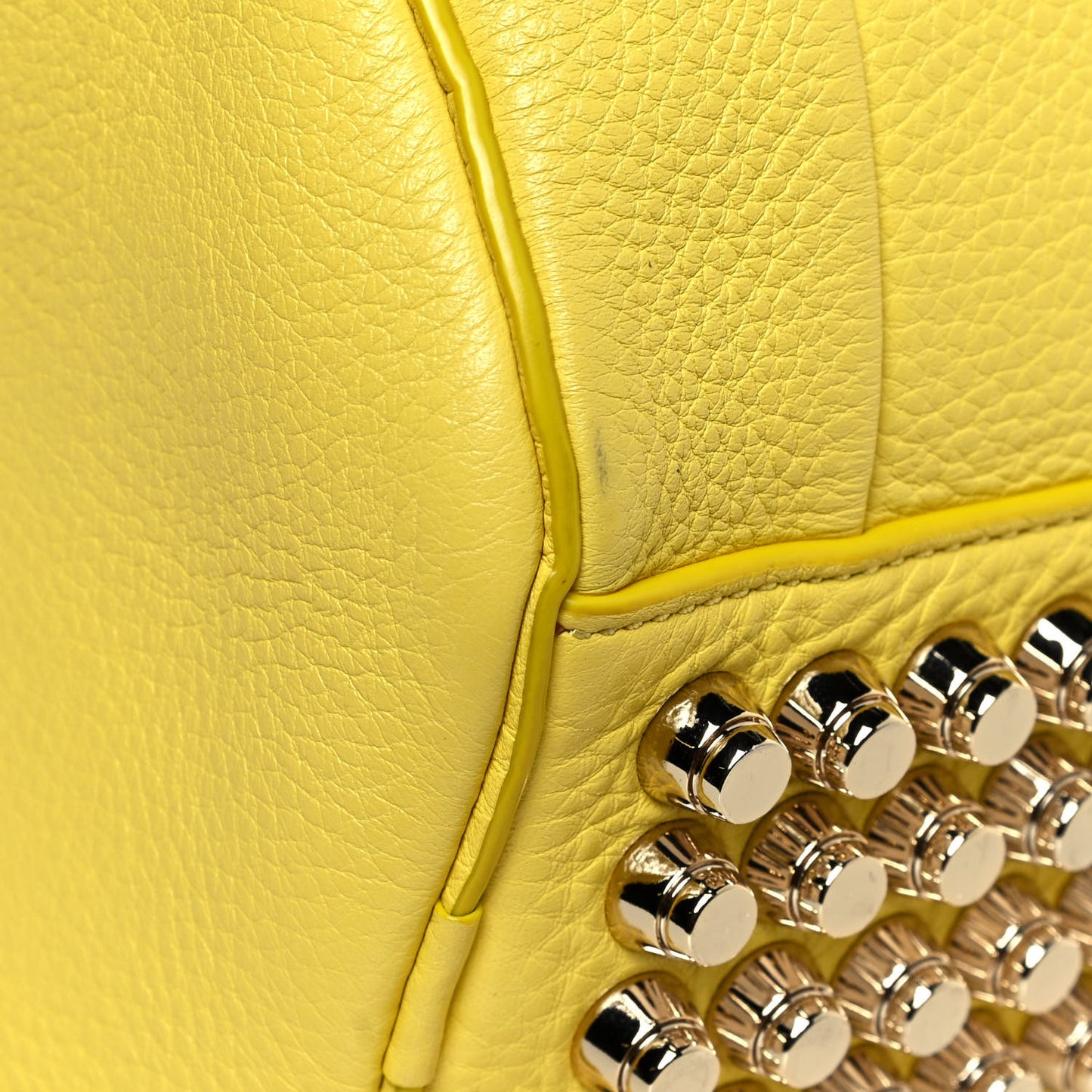 Pebbled Lambskin Rockie Yellow Gold Hardware