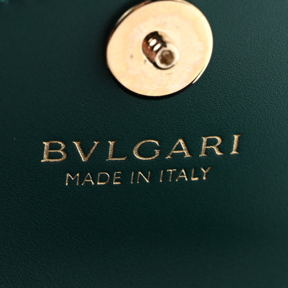 Bulgari Calfskin Serpenti Forever Miniature Bag Charm Emerald 4 of 5