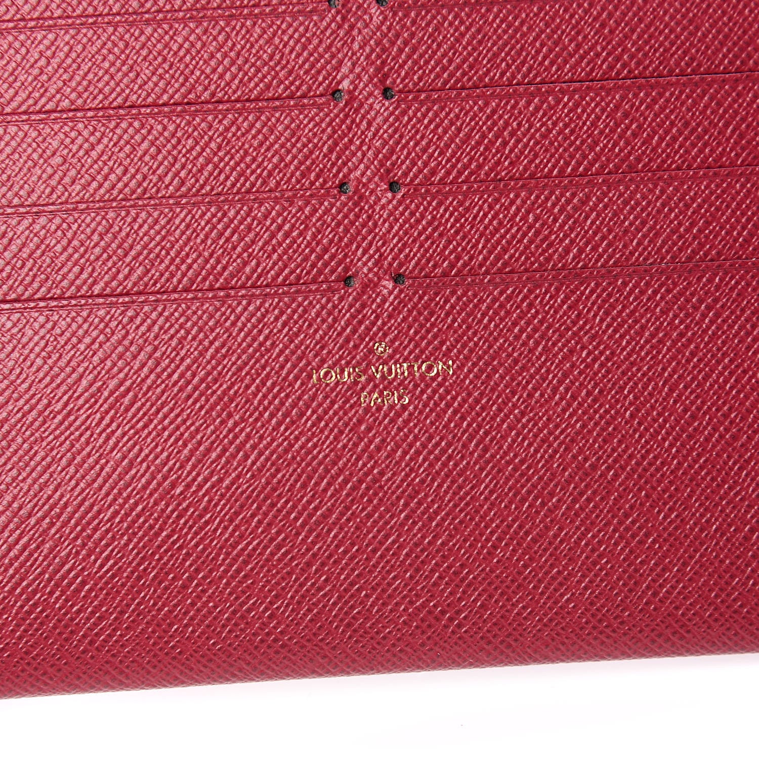 Louis Vuitton Calfskin Felicie Card Holder Insert Fuchsia 6 of 6