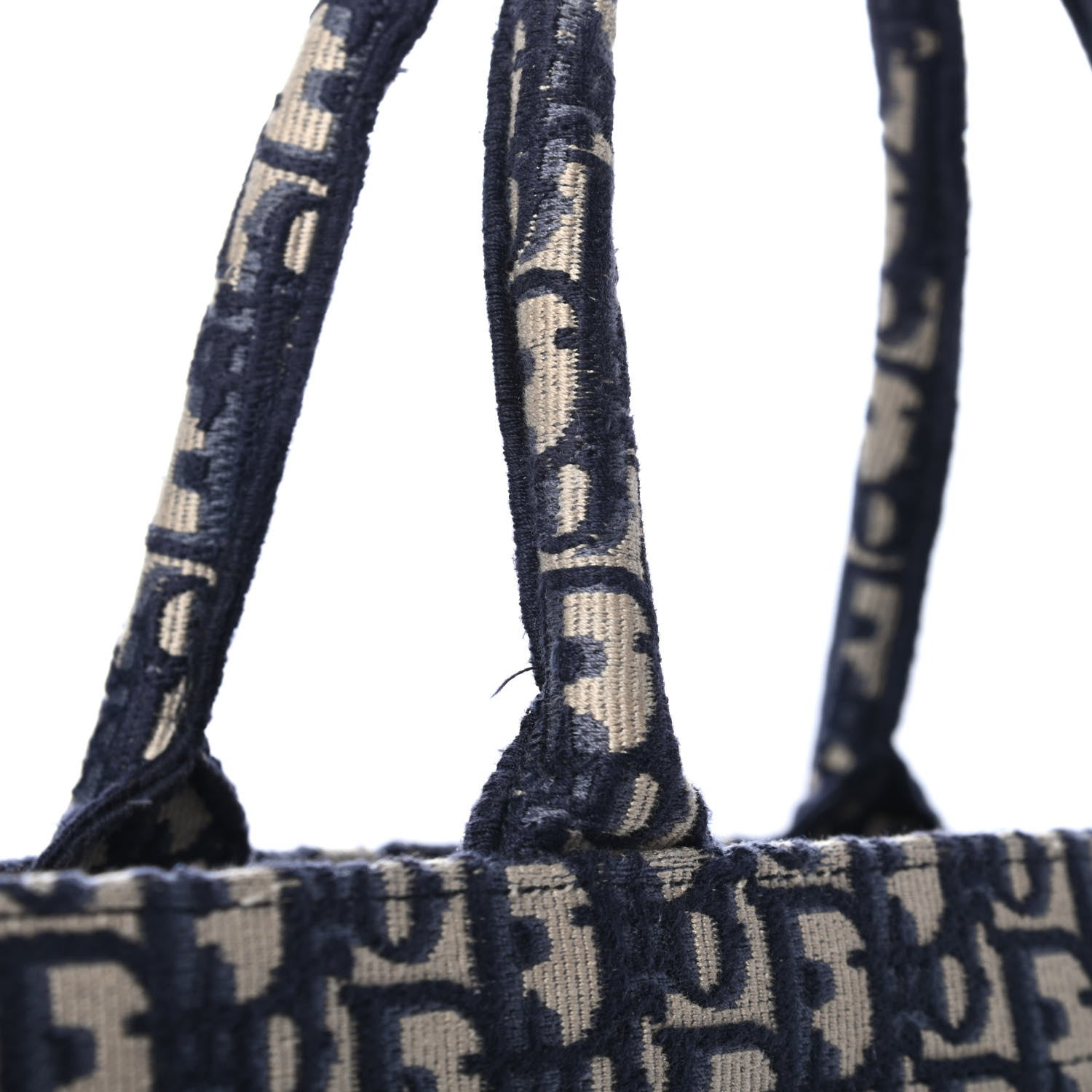 Christian Dior Oblique Book Tote Blue Multicolor 5 of 5