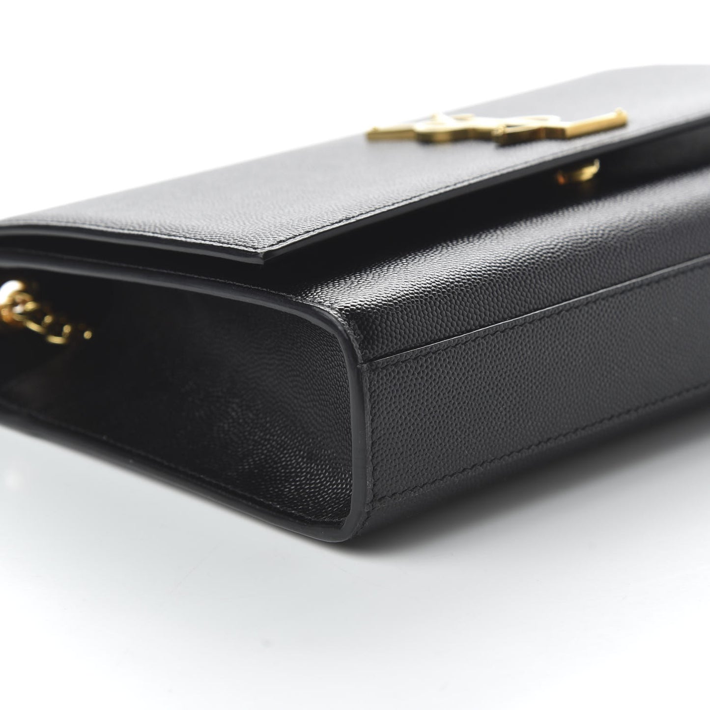 Grain De Poudre Medium Classic Monogram Kate Satchel Black