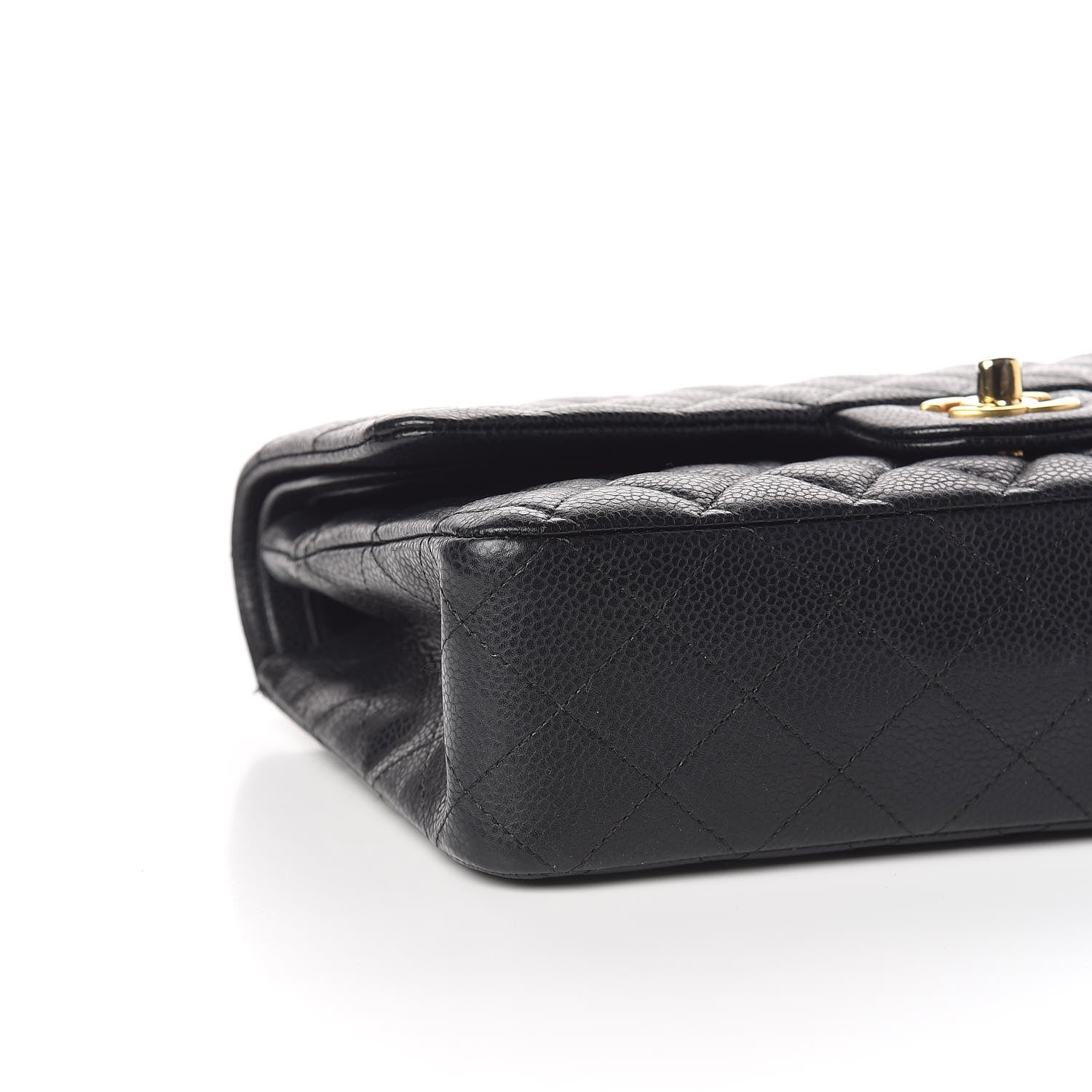 Chanel Caviar Quilted Medium Double Flap Black 5 of 10