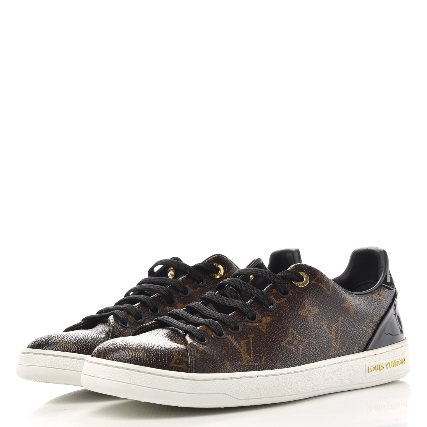Patent Monogram Frontrow Sneakers 41