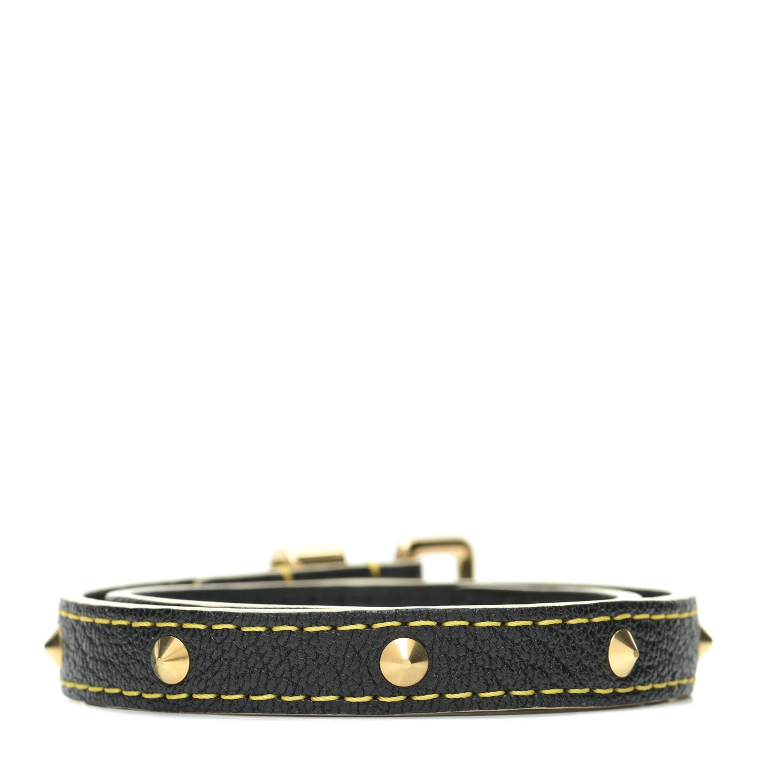 Louis Vuitton Suhali Double Tour Bracelet Black 3 of 7