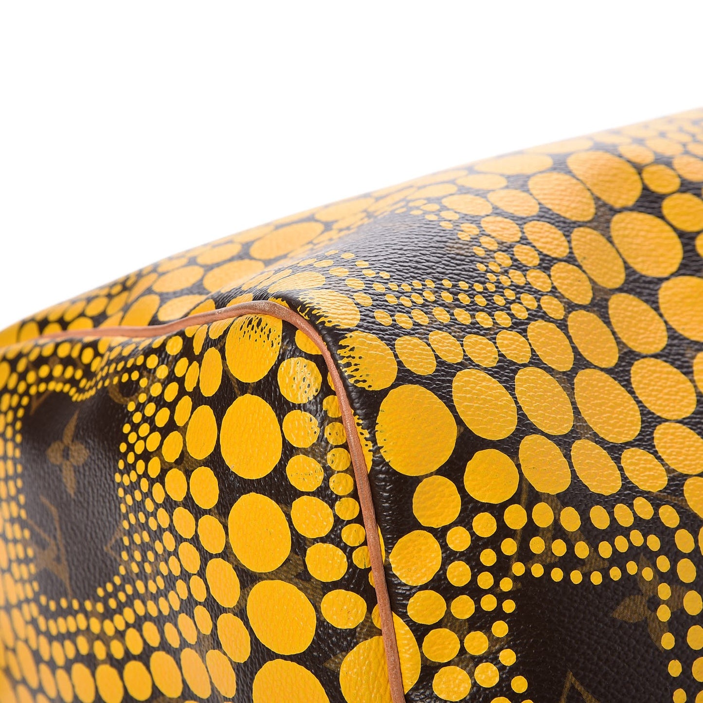 Monogram Kusama Town Speedy 30 Yellow